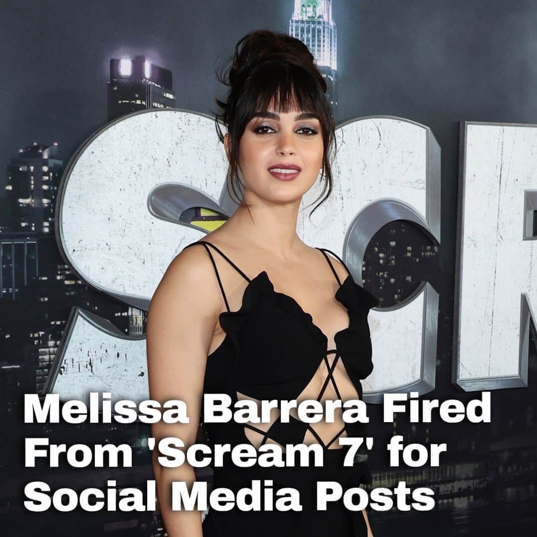 Just Jaredさんのインスタグラム写真 - (Just JaredInstagram)「Melissa Barrera has been fired from #Scream7, and it’s reportedly because of her posts about Israel-Palestine conflict. Tap this picture in the LINK IN BIO for details. #MelissaBarrera Photo: Getty」11月22日 6時53分 - justjared