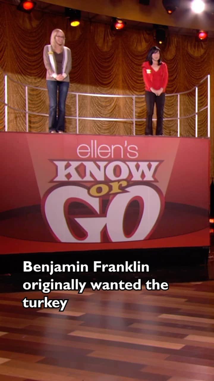 エレン・デジェネレスのインスタグラム：「A #Thanksgiving themed Know or Go!」