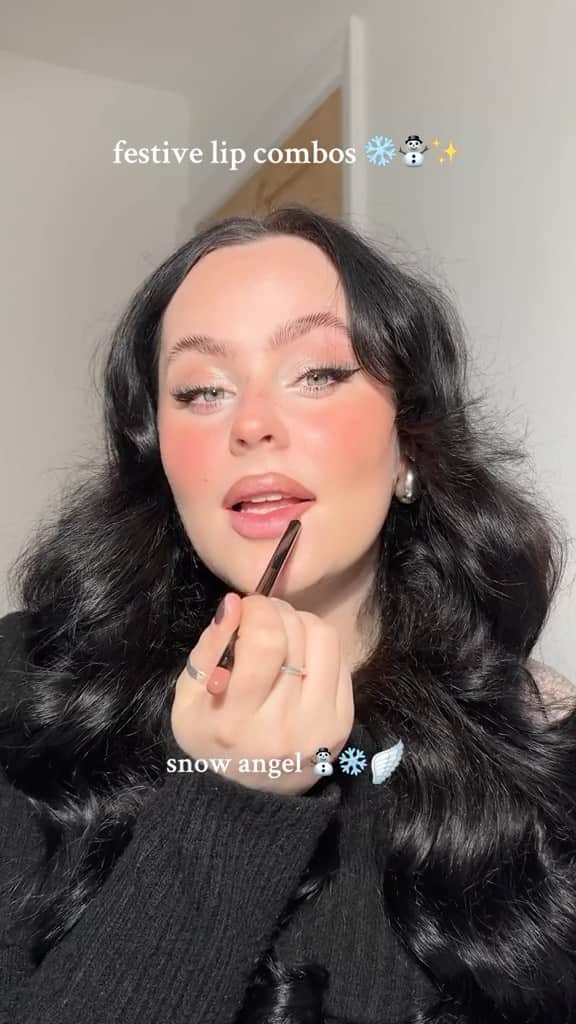 Anastasia Beverly Hillsのインスタグラム：「Which one of @isabellekategm’s (she/her) festive lip combos is your fave? 😍😍 Shop your fave ABH lippies for 30% OFF now at the link in bio! 🥳  #AnastasiaBeverlyHills」