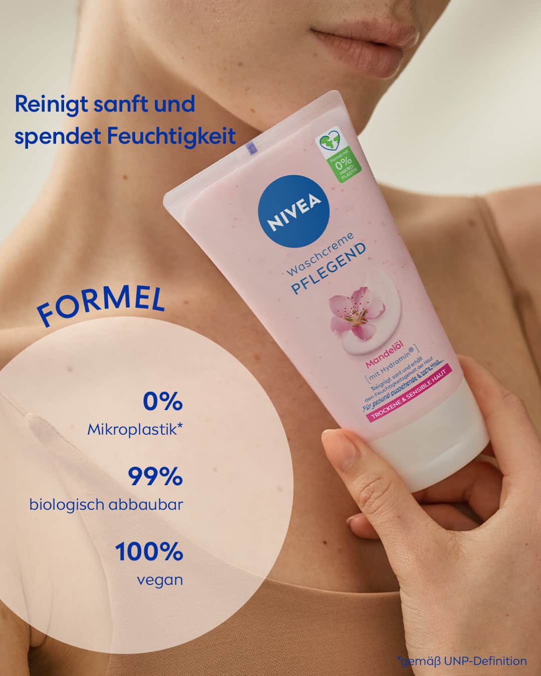 NIVEA Deutschlandのインスタグラム：「Nicht nur sanft zur Haut, sondern auch zu unserem Planeten 🌎🌱 #NIVEA #face #cleansing #skincare」