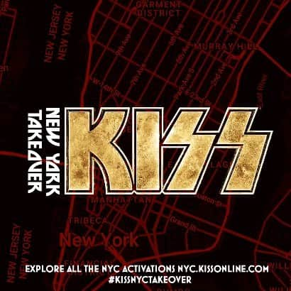 KISSのインスタグラム：「COMING NEXT WEEK: The #KISSNYCTakeover 🤩🔥 Visit kissonline.com/news to learn more!」