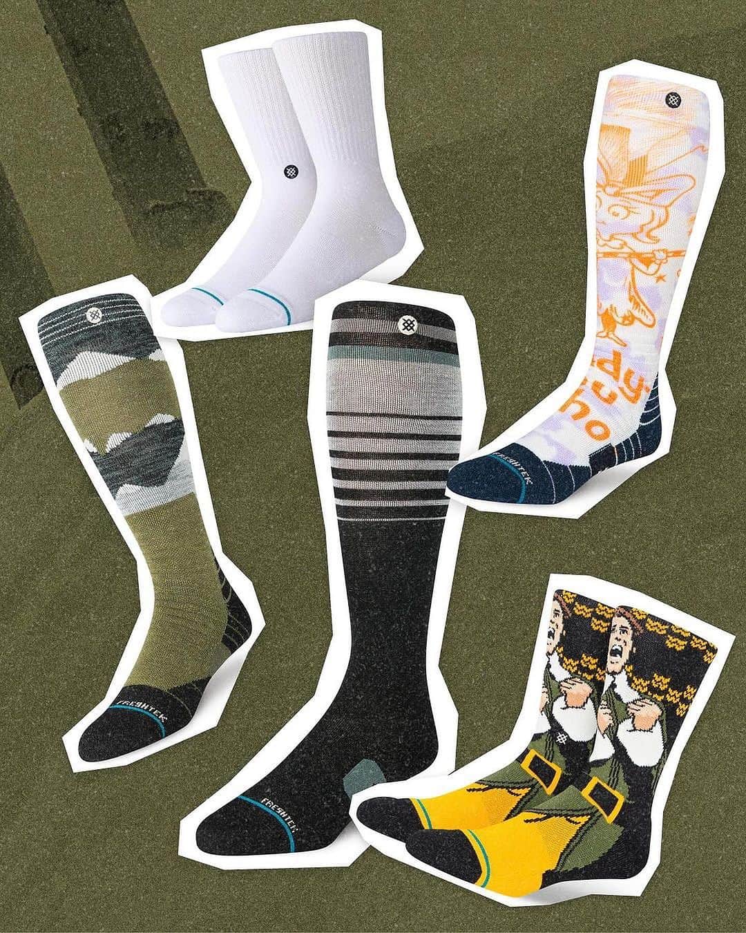 Stance Japanさんのインスタグラム写真 - (Stance JapanInstagram)「アンバサダーのプロスノーボーダー @shoeburt に冬にオススメのソックスを選んでもらいました📝🎁⁠ ⁠ Snow socks ✅⁠ Elf ✅⁠ Icons ✅⁠  #ありきたりはつまらない #stitcheddifferent」11月22日 9時13分 - stance_japan