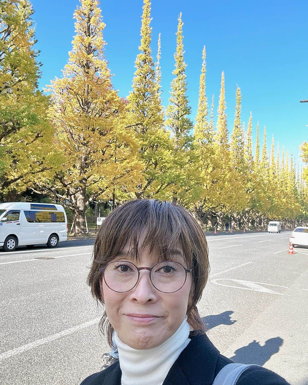 益子直美さんのインスタグラム写真 - (益子直美Instagram)「1週間であっという間に色づきましたね！  出勤前に少し遠回り。  #いちょう並木 #絵画館前  #紅葉」11月22日 9時40分 - naomi.masuko