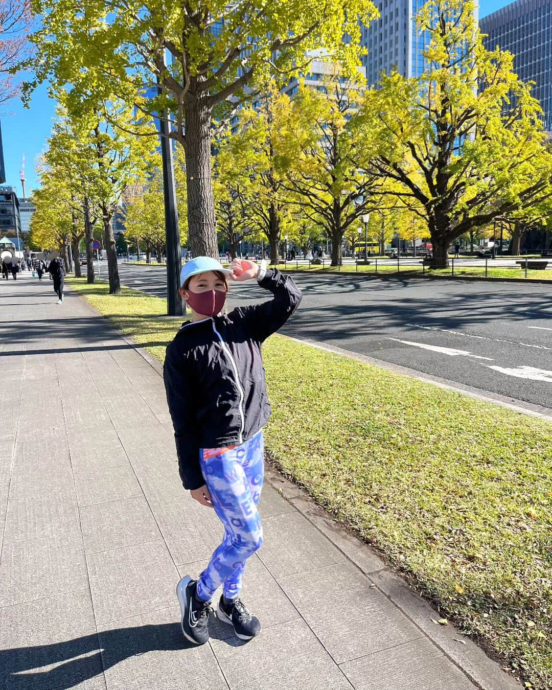 才木玲佳のインスタグラム：「先日ランニング行ったときの📸 ほんとランニングが気持ちいい季節…🏃‍♀✨✨ 3月には久喜マラソンもあるし☺️楽しく頑張ろ💓」