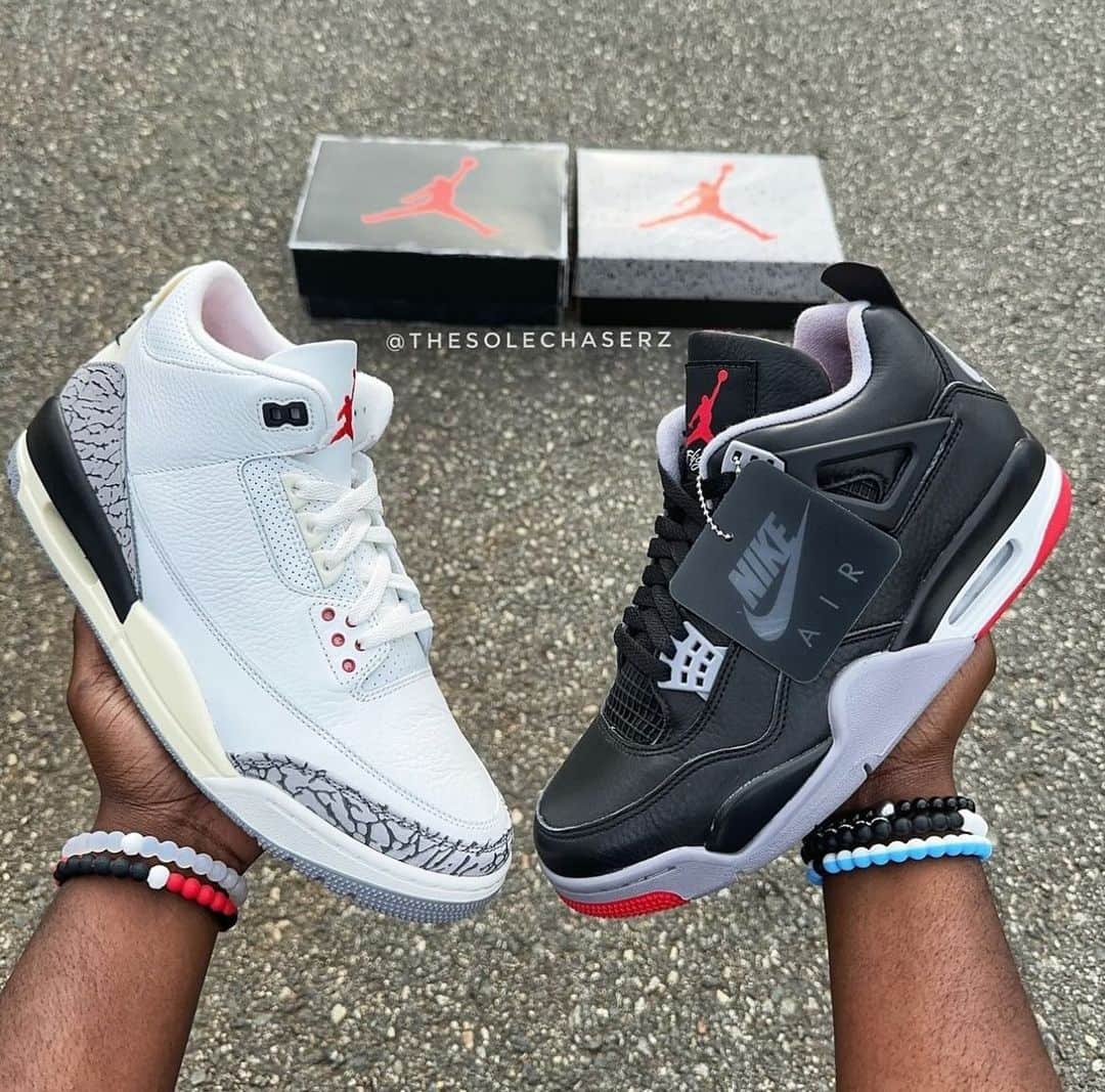 Sneaker News x Jordans Dailyのインスタグラム：「Who did it better?  Photo @thesolechaserz」