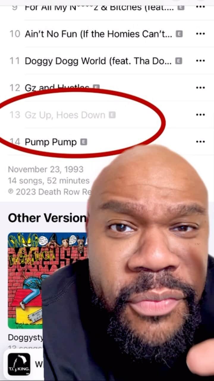 スヌープ・ドッグのインスタグラム：「BREAKING NEWS! “G’z Up, Hoes Down” by @snoopdogg produced by @drdre IS BACK ON THE 30TH ANNIVERSARY OF DOGGYSTYLE THIS FRIDAY AFTER 30 YEARS! 💙🥳  Been working on this for a while. So glad we could do this for the fans.   Rumor has it Snoop will be coming by an audio room on Fanbase this Friday to talk about how we made this happen. 👀   #HipHop50 mission complete! Doggystyle 30TH Anniversary Edition dropping FRIDAY!」
