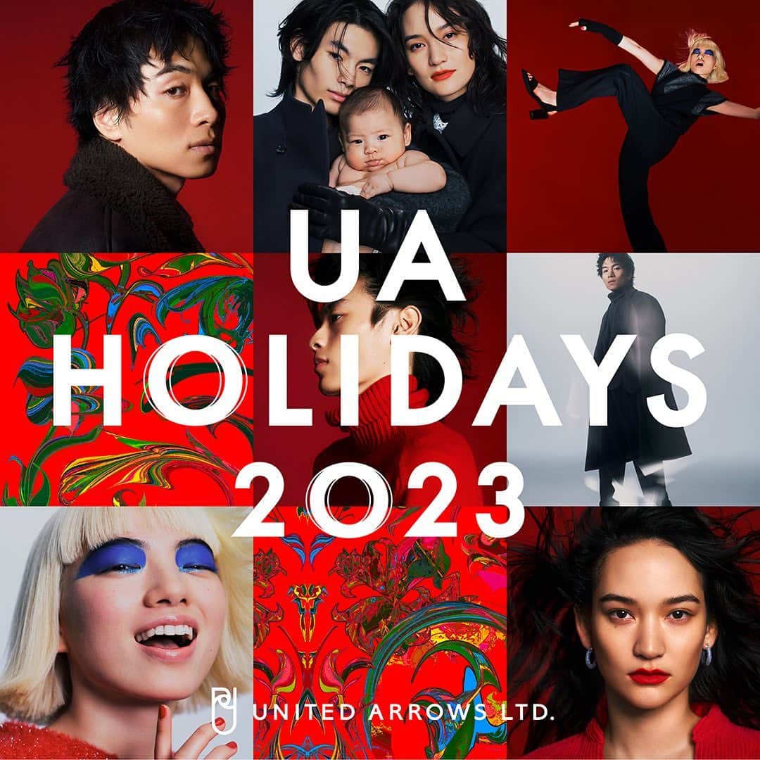 UNITED ARROWS のインスタグラム：「UA HOLIDAYS 2023 “BEATS OF FASHION.” ユナイテッドアローズのホリデーキャンペーン  今年は「BEATS OF FASHION。鳴り止まないトキメキを纏おう。」がテーマ。   AOI YAMADA・松岡もな・SIRUPの3組のスペシャルシューティングとインタビュー、中西伶のアートワークで見せる、ユナイテッドアローズのホリデーキャンペーン「UA HOLIDAYS 2023」。ホリデーシーズンにおすすめの新作コレクション、ギフトに贈りたい特別なアイテムをご紹介します。プレゼントキャンペーンの情報もぜひチェックしてみてください。  #UAHOLIDAYS #BEATS_OF_FASHION #UnitedArrows #UnitedArrowsMen #UnitedArrowsWomen #ユナイテッドアローズ #ホリデー #クリスマス」