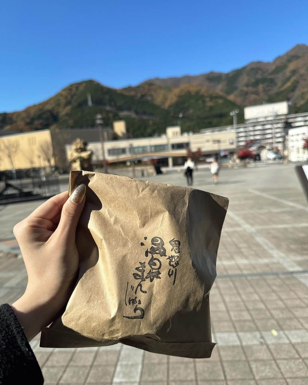 荻野由佳さんのインスタグラム写真 - (荻野由佳Instagram)「家族で1泊2日鬼怒川温泉へ行きました♨️  とても綺麗な景色で、久しぶりに家族でゆったり 楽しかったです¨̮⃝  今度はこさぶろう🐶も連れて6人で行きたいです！」11月22日 12時53分 - ogiyuka_ippaiwarae216