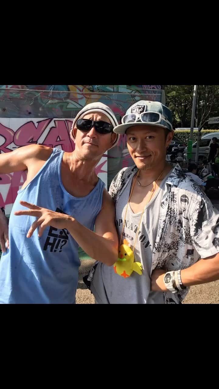 ISOPPのインスタグラム：「懐かしいの出てきた🕺💃✨ はよ夏にならんかな☀️  ホリエさんから ゴリさん 最後はBBOY PARK3世代チャンピオン ヨコさん、チャンポンさん、 昔はライバル 今は戦友🔥🔥🔥」