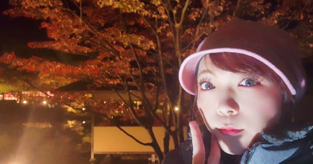花咲ゆき美のインスタグラム：「昭和記念公園【秋の夜散歩2023】のつづき～」