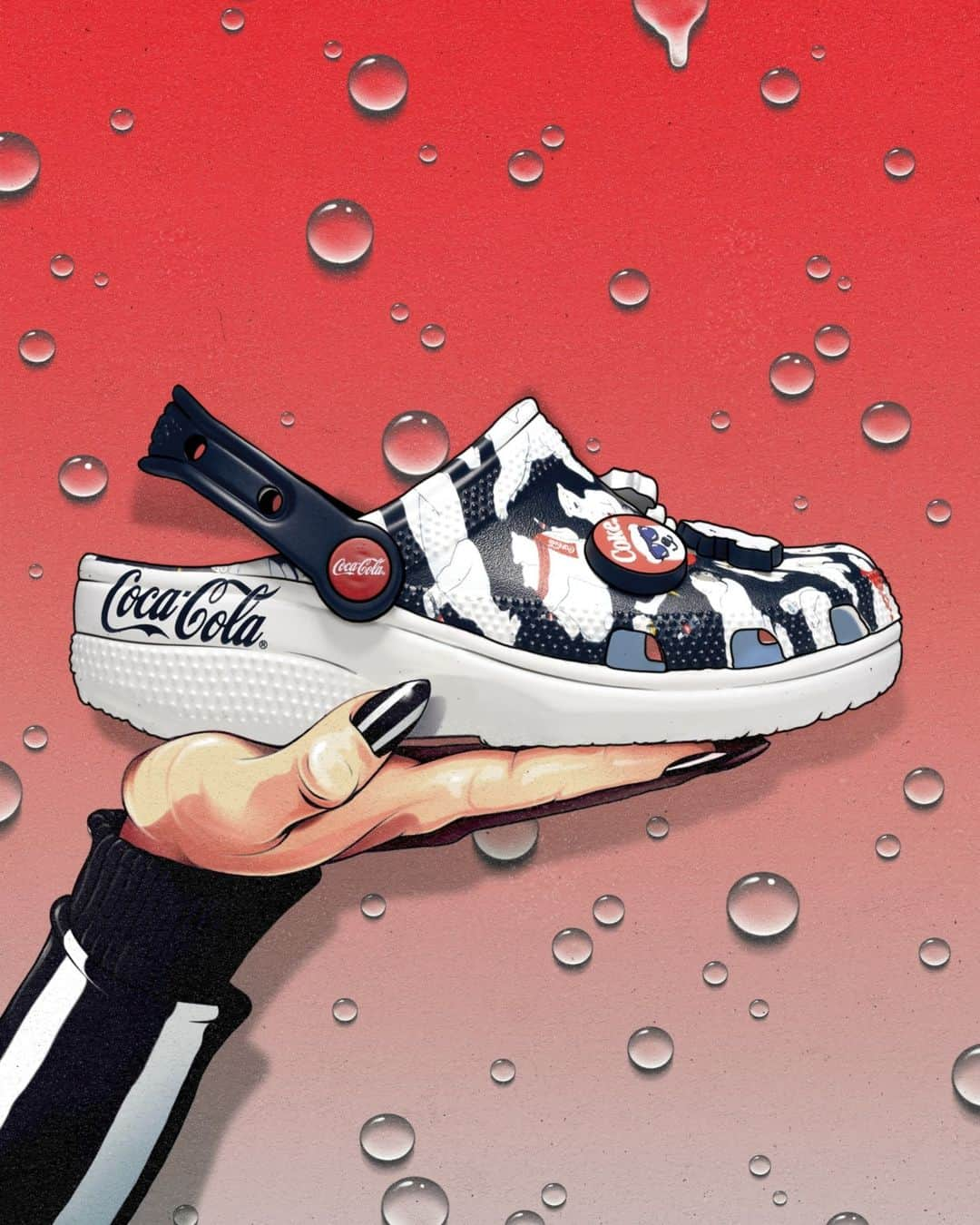 Foot Lockerさんのインスタグラム写真 - (Foot LockerInstagram)「A refreshing take 🥤  Crocs x Coca-Cola is now available online.  🎨 : @chrisbmurray」11月23日 0時00分 - footlocker