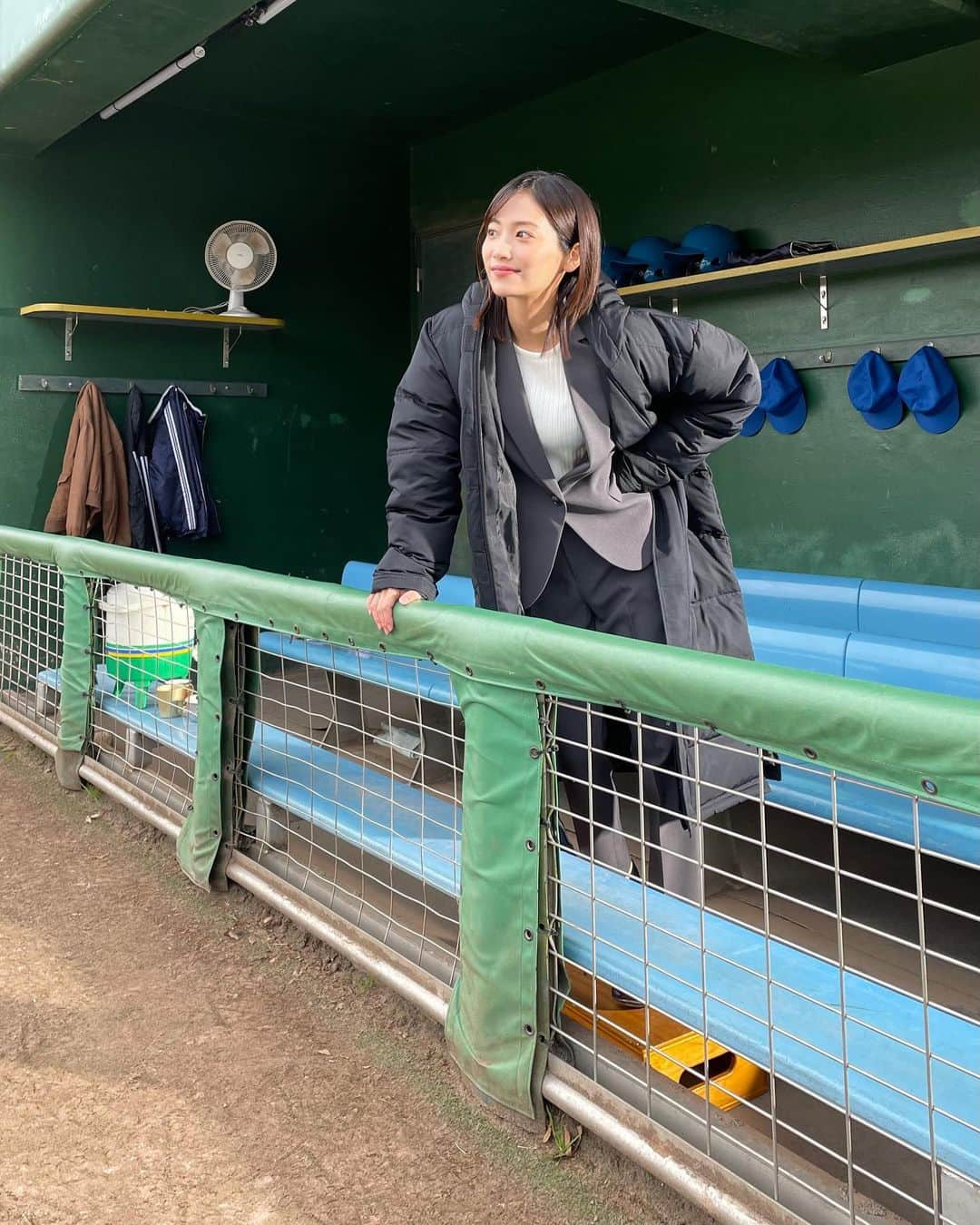 二宮芽生のインスタグラム：「まるで青春⚾️🧢」