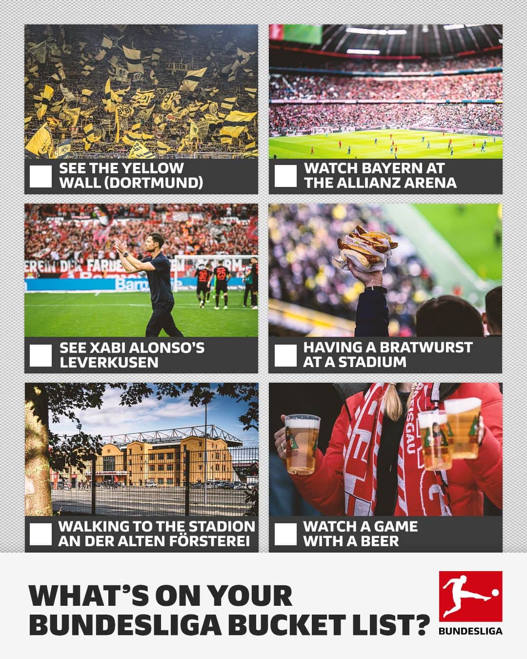 ブンデスリーガのインスタグラム：「Which will you do next? 😍  #Bundesliga」