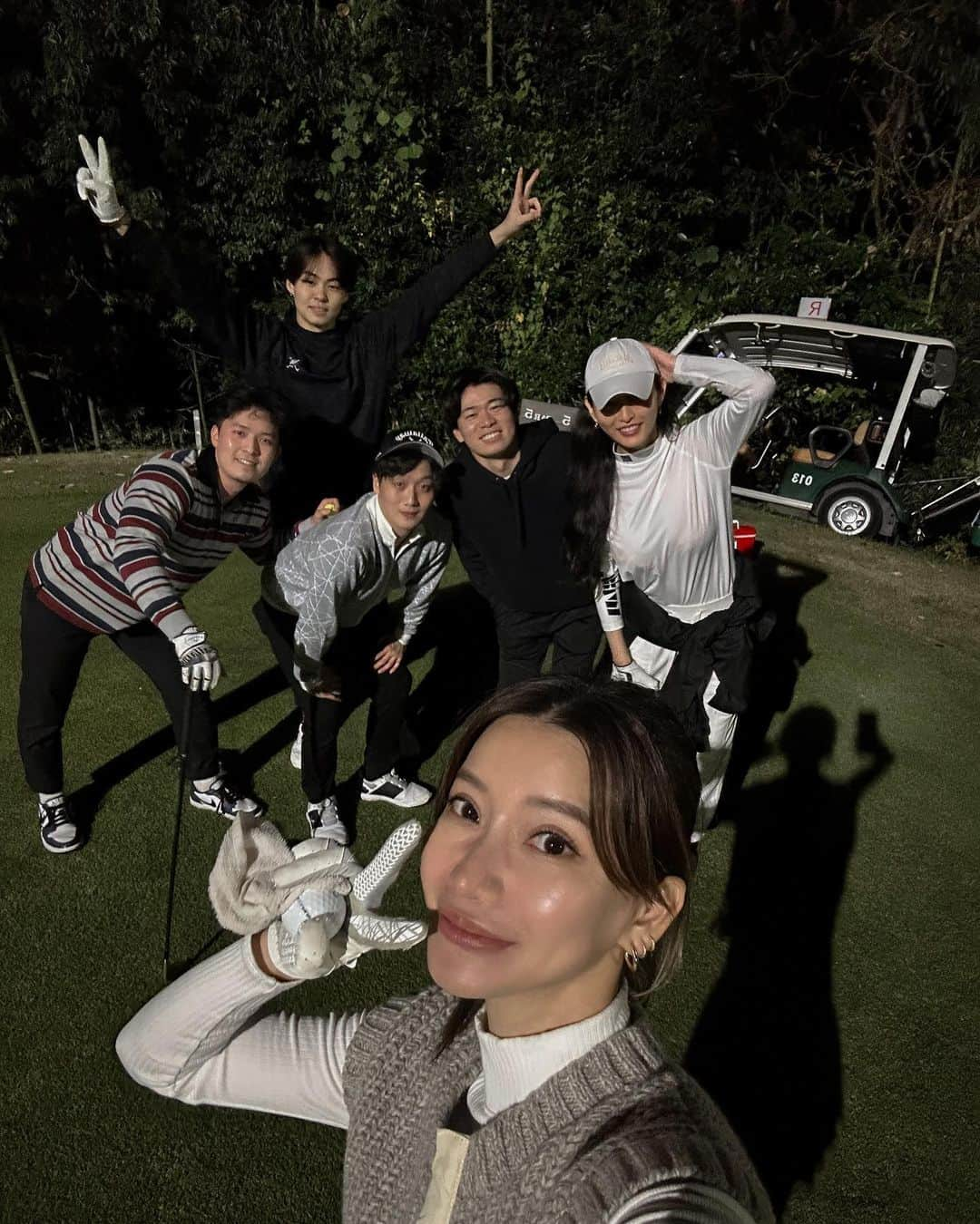 Kanna♡Ivyさんのインスタグラム写真 - (Kanna♡IvyInstagram)「笑いあり、事件あり、最高でしたっ😆⛳️ 光るボールは一つ1800円。」11月22日 17時07分 - kkkkkkanna