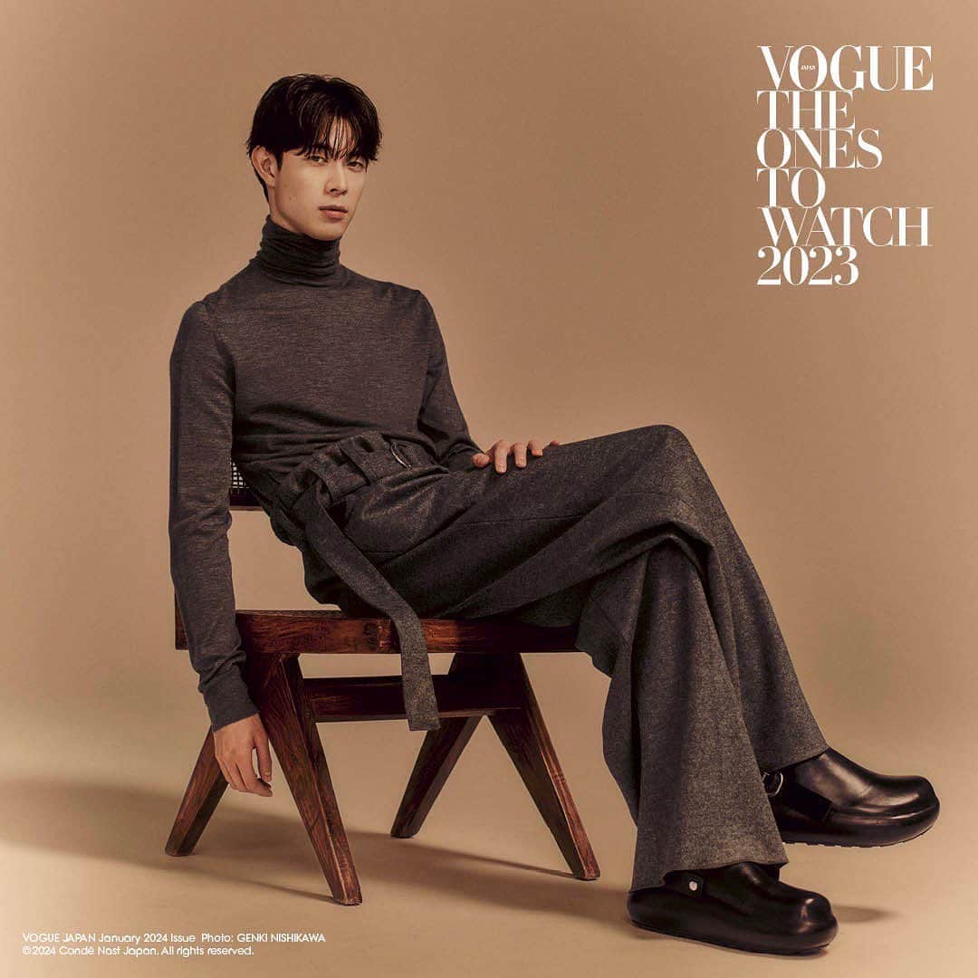 宮沢氷魚のインスタグラム：「VOGUE THE ONES TO WATCH 2023  『ヴォーグ ジャパン』2024年1月号  #voguejapan」