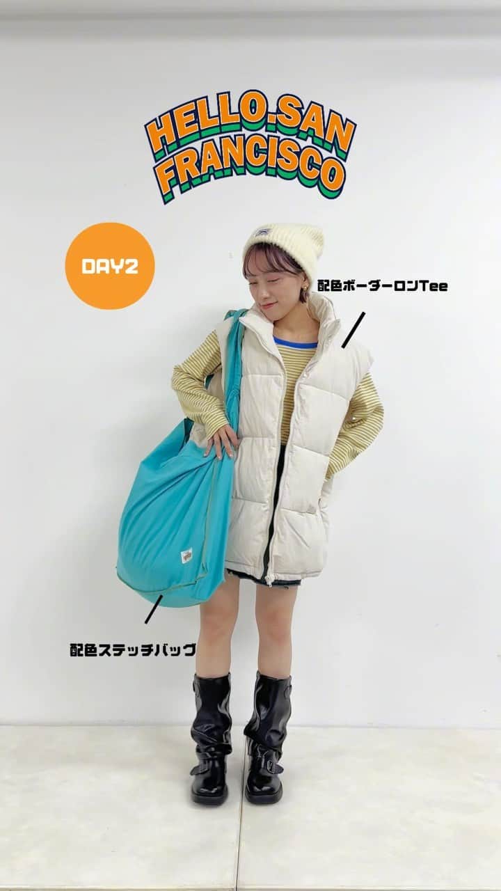 チャオパニックのインスタグラム：「【HELLO.SAN FRANCISCO】 ㅤㅤㅤㅤㅤㅤㅤㅤㅤㅤㅤㅤㅤ 11/23(木)12:00〜 ZOZOTOWNにて 福袋発売開始！ ㅤㅤㅤㅤㅤㅤㅤㅤㅤㅤㅤㅤㅤ #hellosanfrancisco」