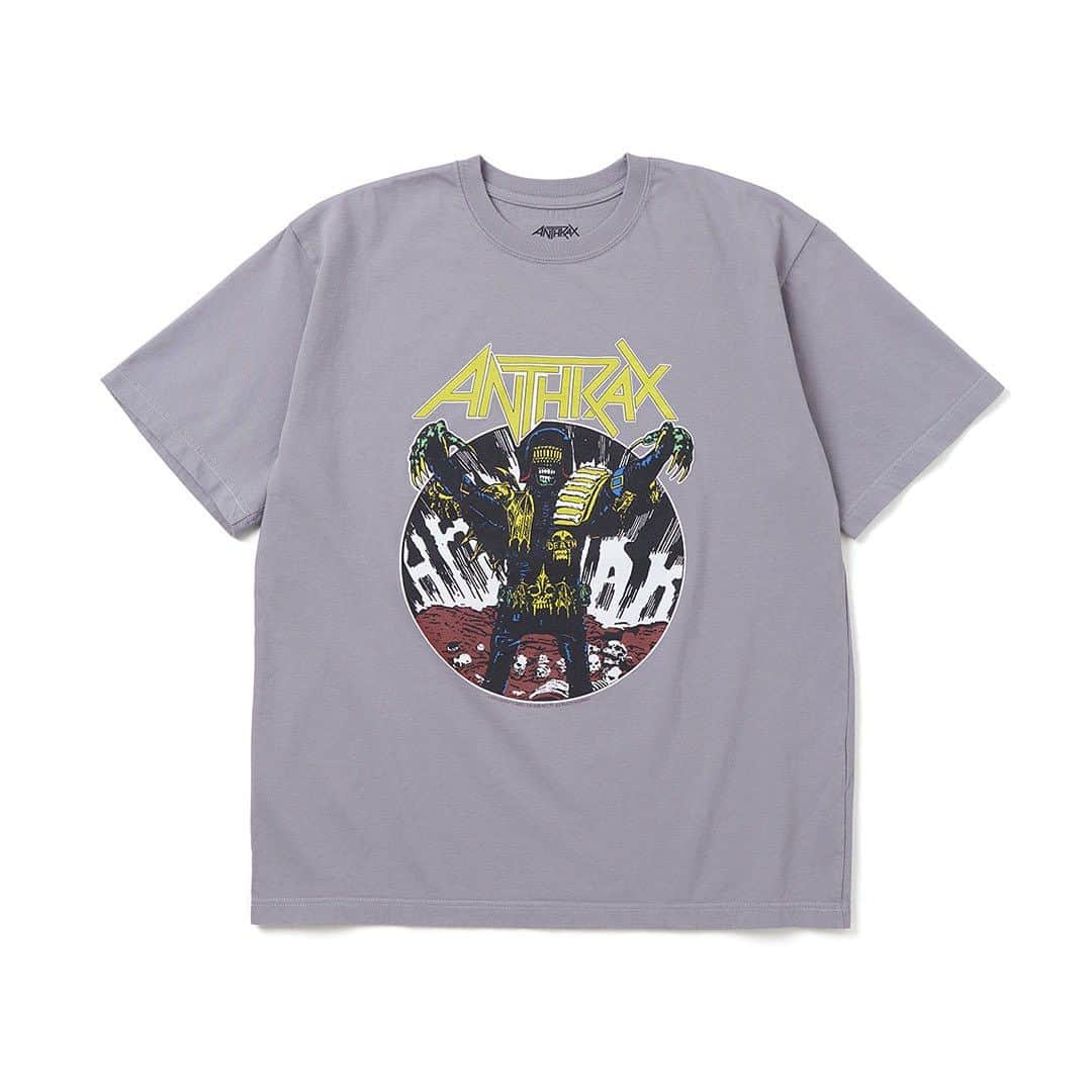 ネイバーフッドのインスタグラム：「⁡ NH X ANTHRAX . TEE SS-1 // NOV.23 // ⁡ @anthrax #nbhd #neighborhood #anthrax ⁡ © 2023 Anthrax JUDGE DEATH® © REBELLION 2000 AD LTD. ALL RIGHTS RESERVED. ______________________________________ ⁡ *本製品のお取り扱い内容については店舗によって異なりますので、弊社WEBサイトのDEALERSより最寄り店舗へ直接お問い合わせ下さい。 ⁡ *Releases vary by region. Please contact your local store directly as shown on the DEALERS section of our website.」