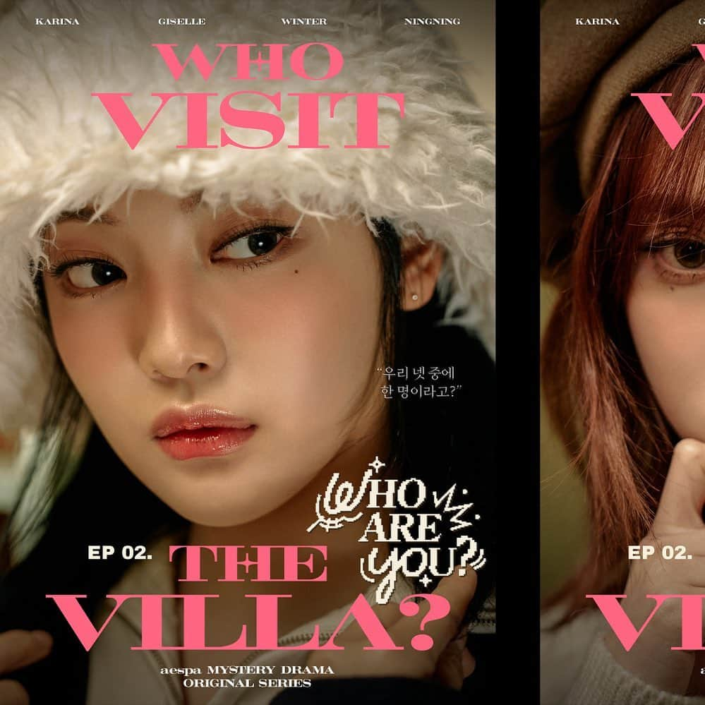 aespaさんのインスタグラム写真 - (aespaInstagram)「[EP 02] Who are you? Poster   ‘Who visit the VILLA?’｜ aespa 에스파 MYSTERY DRAMA ORIGINAL SERIES Release Schedule 📍 aespa YouTube Channel EP 01 ➫ https://youtu.be/p3JoA69072o EP 02 Nov 23 10PM(KST) EP 03 Nov 25 10PM(KST)   #aespa #æspa #에스파 #Drama #aespaDrama #WhovisittheVILLA #aespaORIGINALSERIES  #HideandSeek #Whoareyou #CruelAudition」11月22日 18時30分 - aespa_official