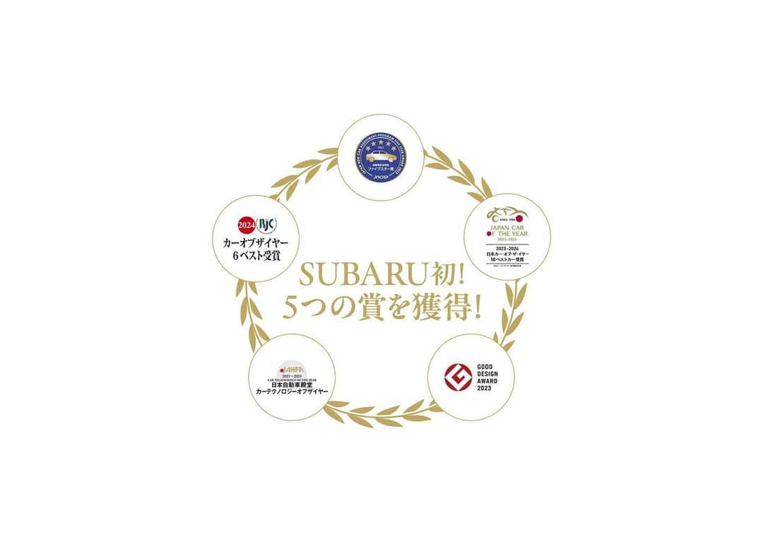 株式会社SUBARUさんのインスタグラム写真 - (株式会社SUBARUInstagram)「SUBARU初 5つの賞をクロストレックが獲得  「日本カー・オブ・ザ・イヤー 10ベストカー」「RJCカーオブザイヤー 6BEST」「自動車アセスメント（JNCAP）自動車安全性能2023ファイブスター賞」「日本自動車殿堂カーテクノロジーオブザイヤー」「グッドデザイン賞」 の5つの賞にクロストレックがSUBARUで初めて選出されました。  #PR #SUBARU #スバル #CROSSTREK #クロストレック #カーオブザイヤー #JNCAP #カーテクノロジーオブザイヤー #グッドデザイン賞 #安心と愉しさを #スバル好きな人と繋がりたい #スバルのある生活 #suv #suvlife #suvlovers #suv好き #suv好きな人と繋がりたい #車好きな人と繋がりたい #日本車 #愛車 #ドライブ #趣味」11月22日 18時59分 - subaru.jp