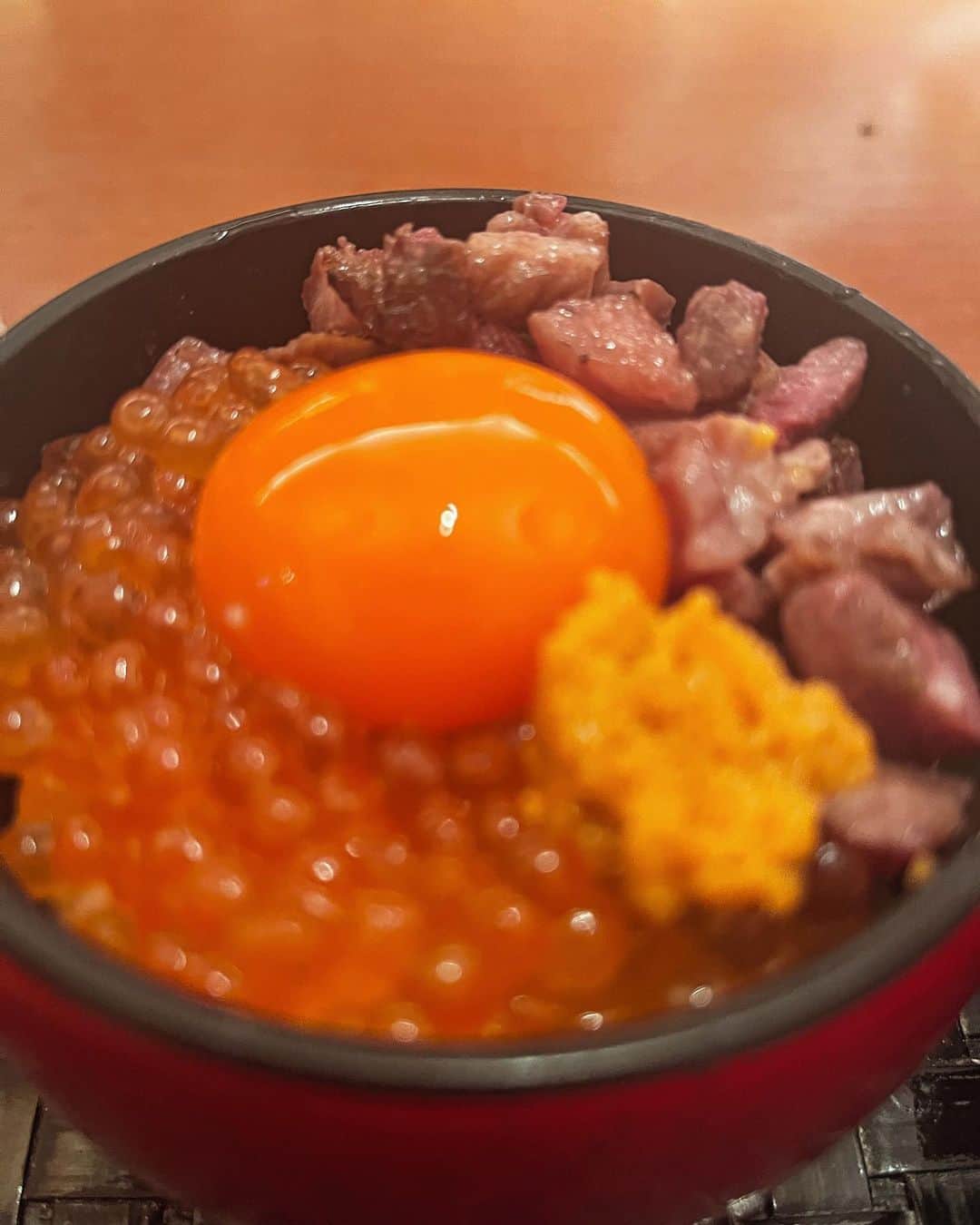 朝比奈沙樹のインスタグラム：「豪華なTKG🥚」