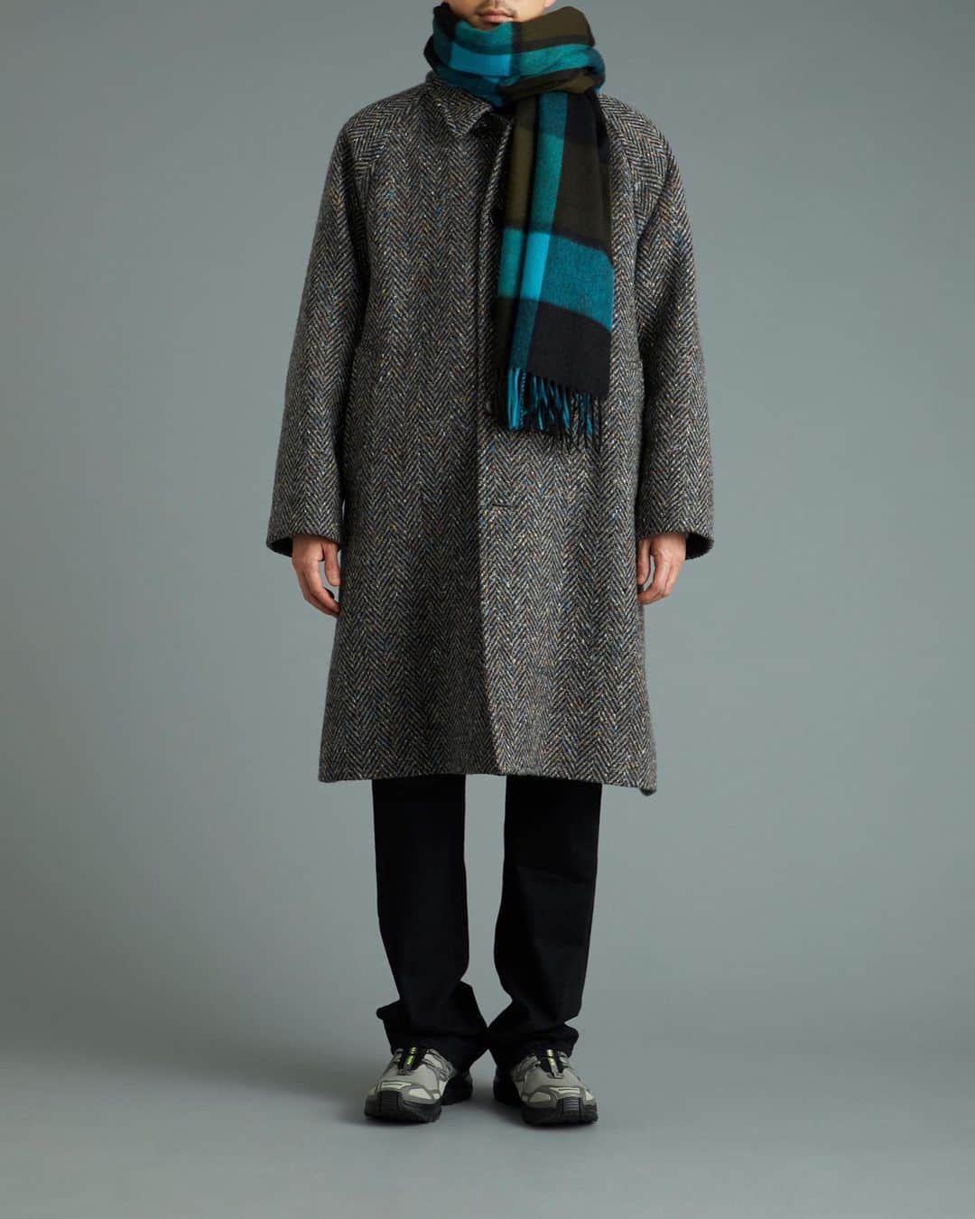 UNITED ARROWS & SONSのインスタグラム：「ㅤㅤㅤㅤㅤㅤㅤㅤㅤㅤ【 Recommend 】 2023AW STYLE SAMPLE  ＜UNITED ARROWS & SONS ＞ TWEED BAL COLLAR COAT ¥132,000-  #UnitedArrowsAndSons #UnitedArrows」
