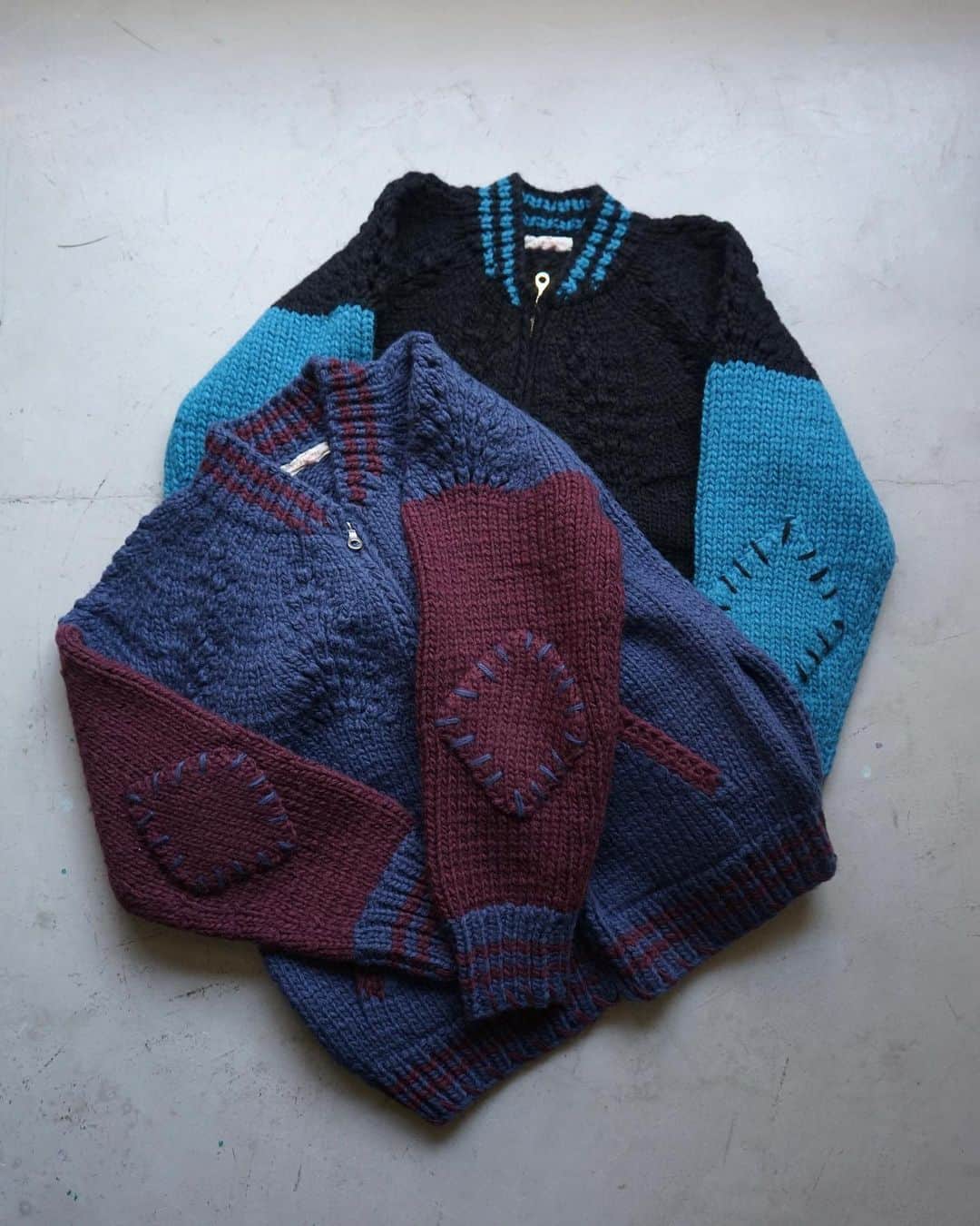 フィル ザ ビルのインスタグラム：「NEW ARRIVAL 【FILL THE BILL】 season / 2023aw men’s item / A.T.B VARSITY HAND KNIT  #fillthebill #fillthebill_mercantile」
