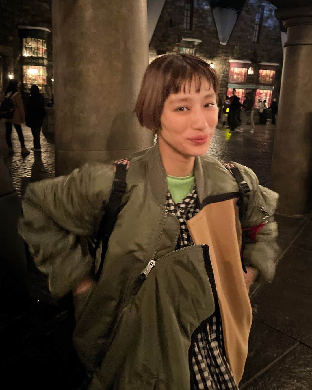 浦川望美のインスタグラム：「色で悩み、サイズで悩み タイミングを逃し… 何年越し…？という感じで getしたlutzのbomber ずっと好きでいれる気しかしない」