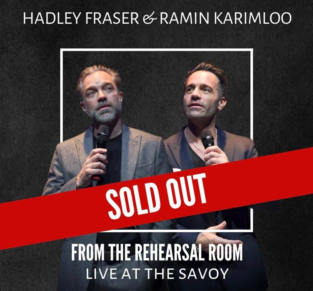 ラミン・カリムルーさんのインスタグラム写真 - (ラミン・カリムルーInstagram)「Amazing. Thank you folks. Gonna be fun.  @hadleyfraser @theo.jamieson @savoytheatreldn @atg_tickets #soldout」11月22日 19時57分 - raminkarimloo