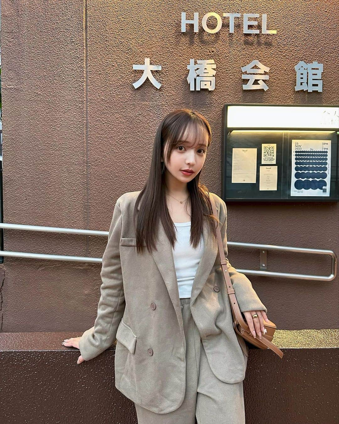 平尾優美花（ゆみちぃ）さんのインスタグラム写真 - (平尾優美花（ゆみちぃ）Instagram)「超使いやすいセットアップ🤎 柔らかい生地だから動きやすくて楽チン〜 フォーマルすぎなくて今の気分☺︎ @shein_japan @sheinofficial  商品番号➡︎11506152  お買い上げ金額1～5,999円まではセール価格より15%OFF、6,000円以上は20%OFFが適用されるよ！ 今日から12月末日まで❤︎  クーポンコード：BFJP434  試すたび、好きが見つかる。届くたび、好きが増えてく。  #PR #SHEINblackfriday #SHEINGoodFinds #SHEINforAll #loveshein #ad #saveinstyle」11月22日 19時55分 - hirao_yumika