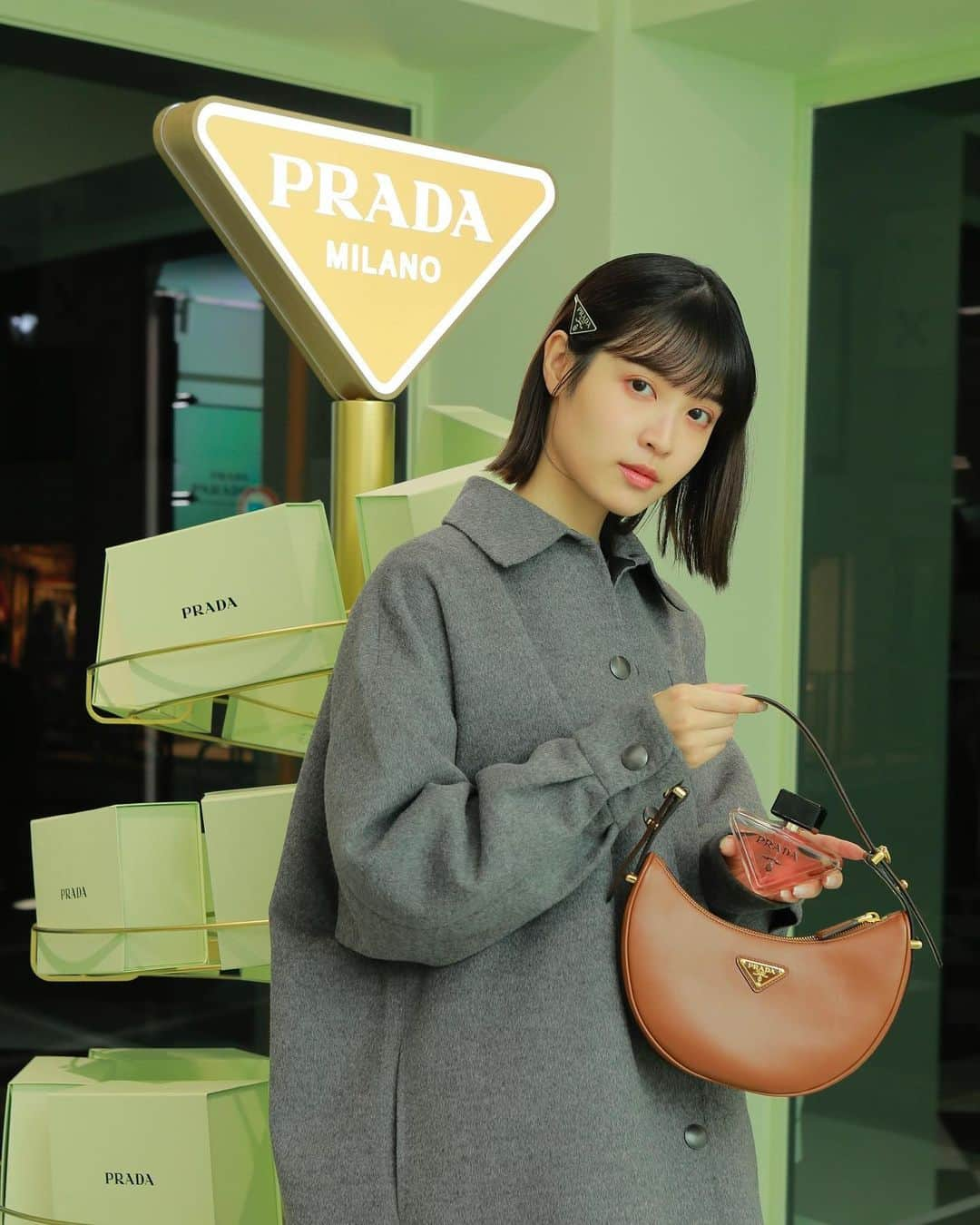 松本愛（まあぴぴ）のインスタグラム：「PRADA BEAUTY TOKYO ▽  @pradabeauty  @prada   #prada #PradaParadoxe #PradaBeauty  #プラダパラドックス #PR」