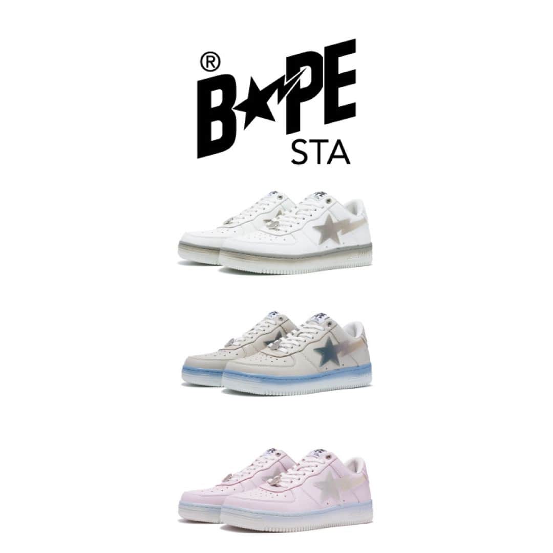 ア ベイシング エイプのインスタグラム：「The gradient BAPE STA™ will be releasing at BAPE STORE® and BAPE.COM on Saturday, Nov 25th.  #abathingape #bape #bapesta」