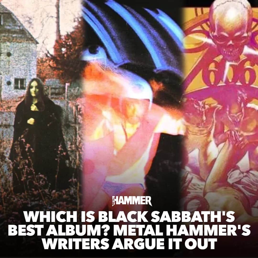 METAL HAMMERのインスタグラム：「Paranoid? Sabbath Bloody Sabbath? Heaven And Hell? Hammer’s top writers argue over which Black Sabbath record is best. 🦇 Check it out via the link in bio.」
