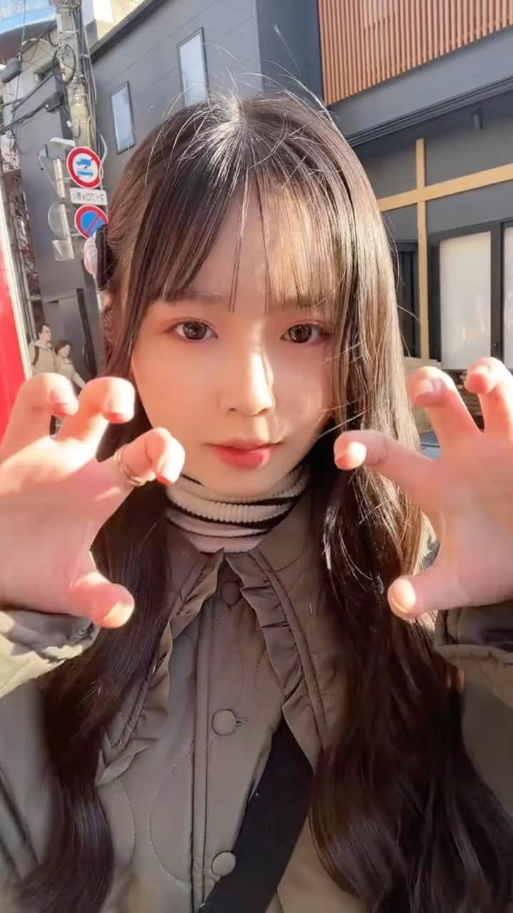 りなのインスタグラム：「🤲🏻💖  #Popteen #Popteen専属モデル #PureGi #黒髪」