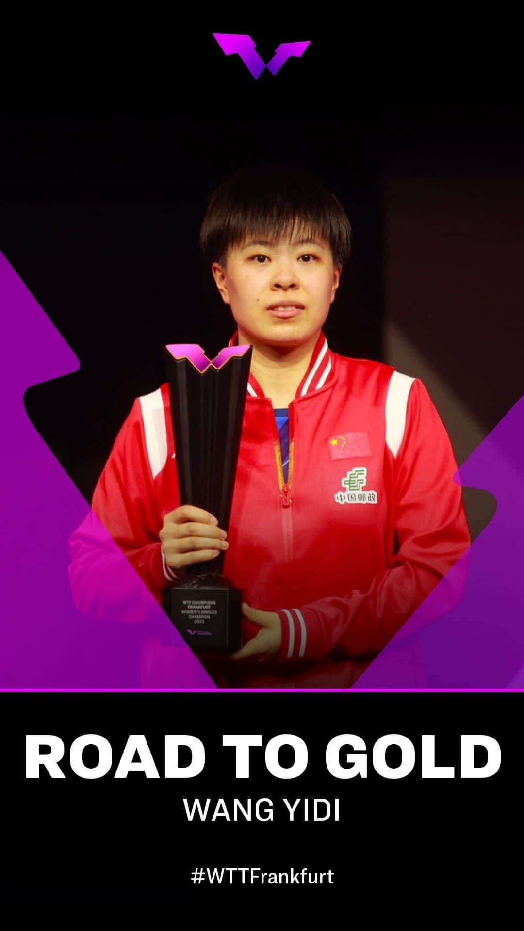 ITTF Worldのインスタグラム：「Wang Yidi’s road to the top to clinch her first #WTTChampions title was an absolutely remarkable one 🤩  Watch more of Wang Yidi at the #WTTFinals Women 2023, from 15 - 17 December!   #WTTNagoya #TableTennis #PingPong」