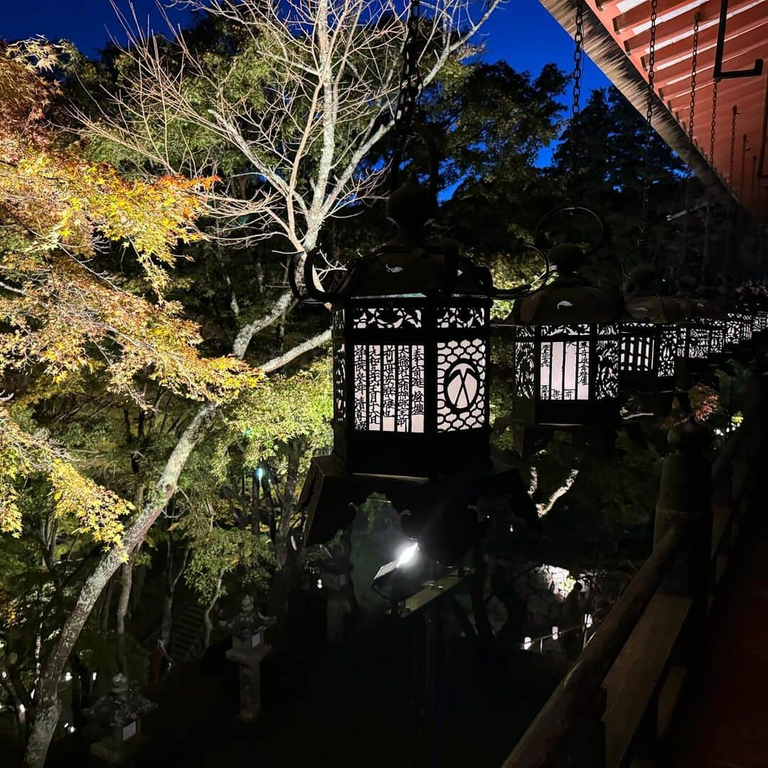 山中真さんのインスタグラム写真 - (山中真Instagram)「・ 昨日は奈良の談山神社から。  日本の礎を築いた1人、 歴史上のスーパースター、 大化の改新の中臣鎌足公。  鎌足公を神様として祀っている かつては権力の中心だった場所です。  3000本もの紅葉はもちろん、 本格衣装で蹴鞠体験や 世界でここにしかない 木造の十三重塔など 見どころもたくさん。  ライトアップは 12月3日まで♪  #mbs #よんチャンtv  #毎日生中継 #山ちゃん中継 #談山神社　#奈良県桜井市 #紅葉　#奈良紅葉 #中臣鎌足　#大化の改新」11月22日 21時48分 - makorine1120