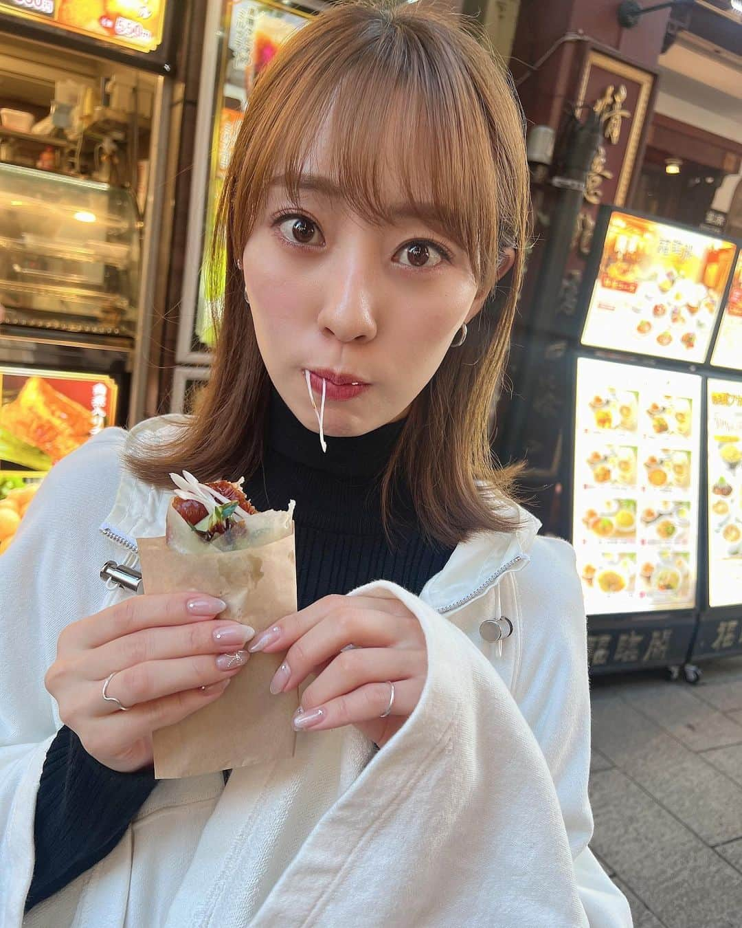 藤江れいなさんのインスタグラム写真 - (藤江れいなInstagram)「♡ 北京ダック、だいすき🦆 中華食べに行こ？  📷▶︎ @midorino_aitsu」11月22日 22時01分 - 01nyan0201