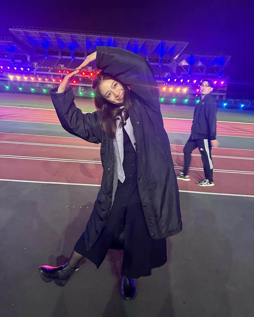 山口清香さんのインスタグラム写真 - (山口清香Instagram)「「MARCH対抗戦2023」立教大学応援リポーターを務めさせていただきました⚜️💜  選手の皆様お疲れ様でした☁️  #立教ポーズわからん」11月22日 22時10分 - sayaka__yamaguchi_