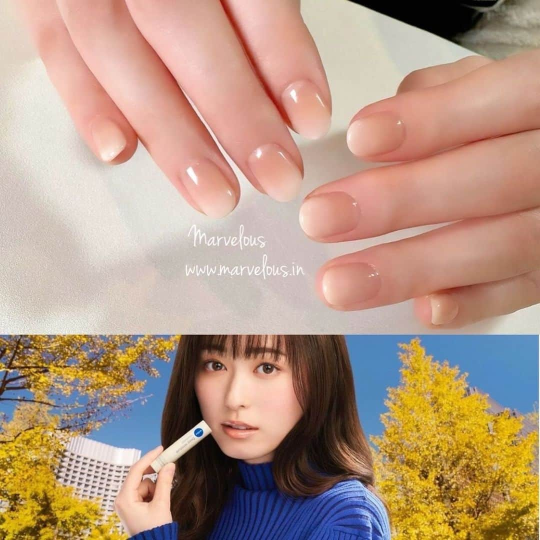 中里法子のインスタグラム：「福原遥ちゃん♡ 撮影中ドラマの役にあわせたネイル💅🏻 はるちゃんがCMしてるからNIVEAリップ買ったんだけどハチミツか、オリーブ&レモンか、バニラ&マカダミアどれにするか悩みすぎて結局 無香料買っちゃった🤗✨ www.marvelous.in  #Marvelous #マーヴェラス‬ #ネイルサロンMarvelous ‪#広尾ネイルサロン #恵比寿ネイルサロン‬ ‪‪‪#広尾ネイルサロンMarvelous ‪#恵比寿ネイルサロンMarvelous #広尾ネイル #恵比寿ネイル ‪#ネイルサロン #nailsmagazine」