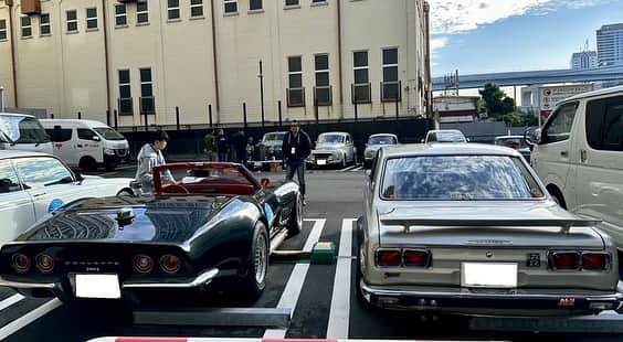 のインスタグラム：「これからコッパディ東京、ラリーがスタート👍 僕のハコスカは、ある意味、新型ですねー😅‼️ 都内を走りますので、遭遇した方は、是非、手を振ってください👍👍」