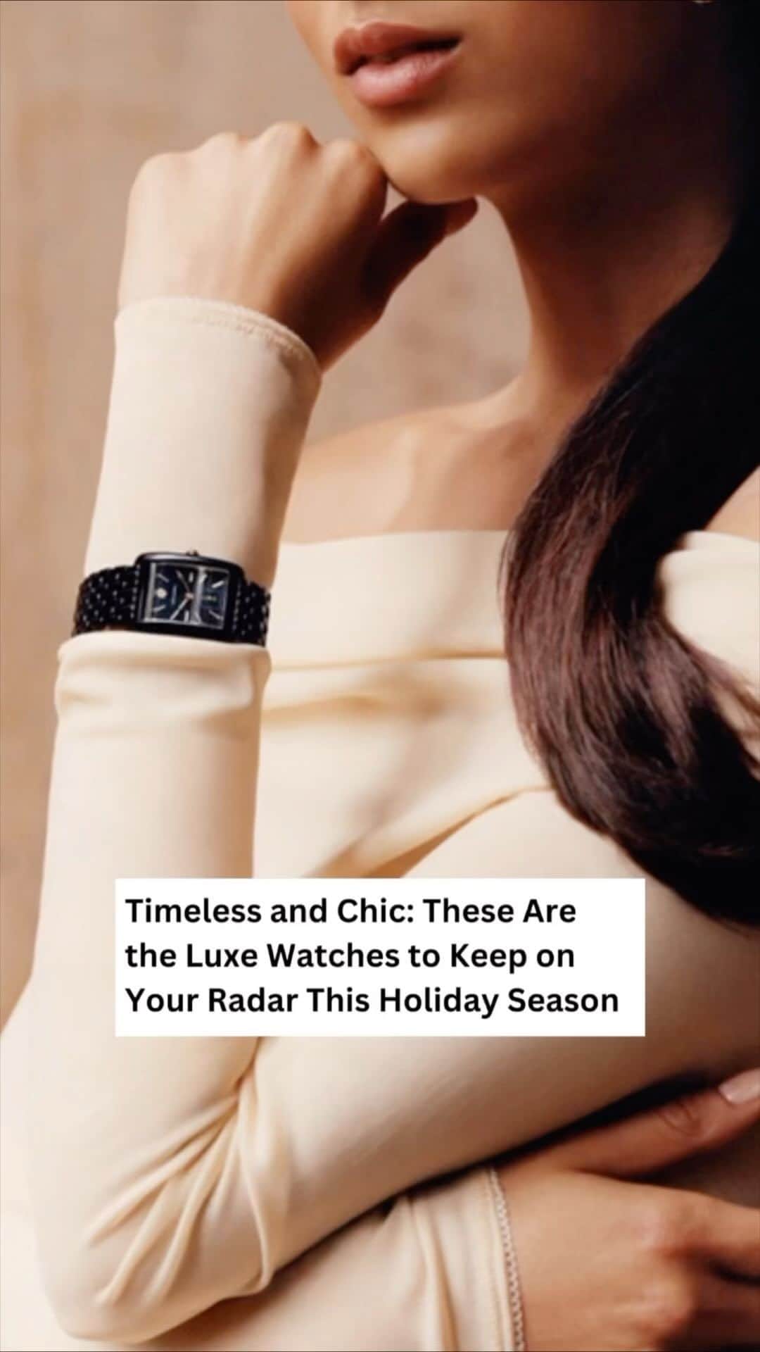 WHO WHAT WEARのインスタグラム：「We found the perfect accessory for all your holiday needs. Whether you’re searching for a chic gift for someone special or looking to elevate your winter ’fits, these stylish timepieces from @toryburch should be at the top of your shopping list. Find your editor-approved style at the link in our bio. #ad」