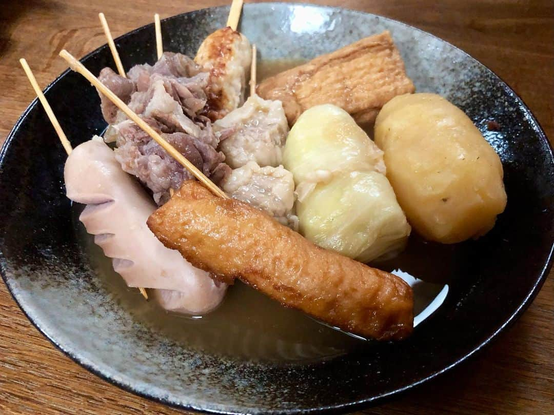 ホリエアツシのインスタグラム：「#おでん屋 というカルチャー🍢 #奈良おでん #竹の館」