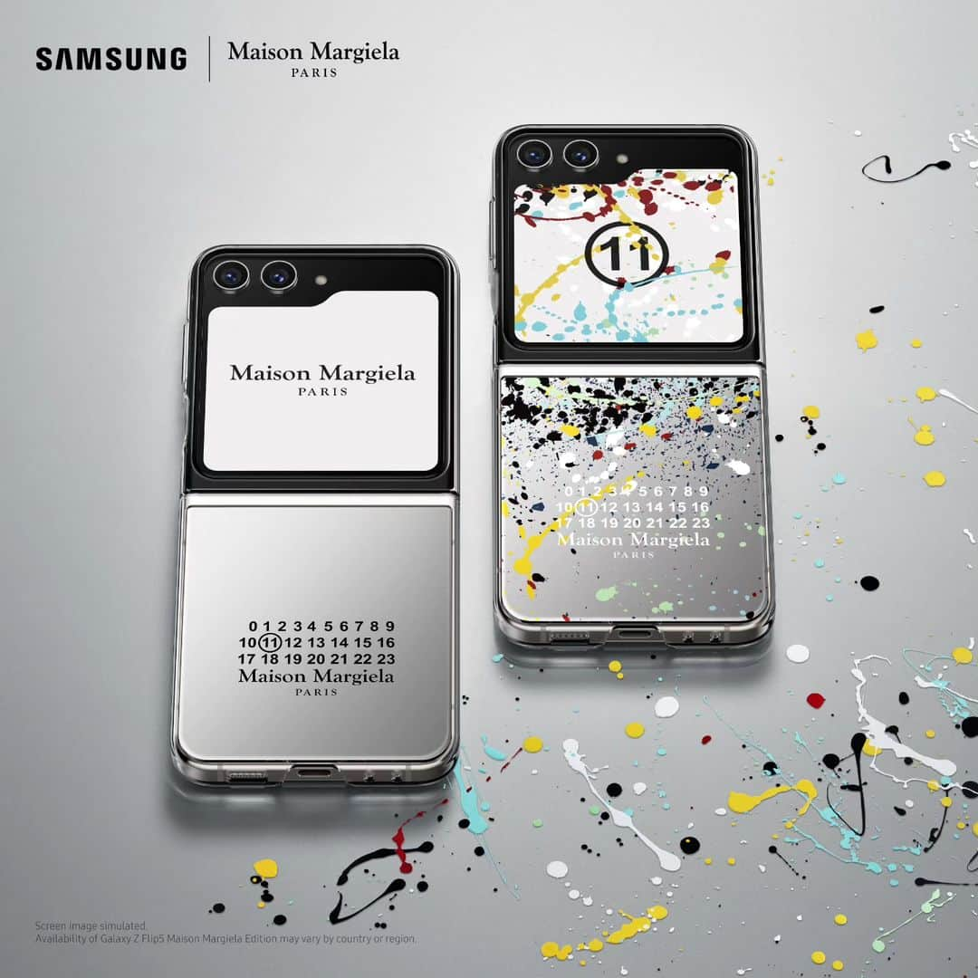 Samsung Mobileさんのインスタグラム写真 - (Samsung MobileInstagram)「Trompe l’oeil technique to unveil the hidden essence within objects. Iconic work-in-progress handmade stitches and unconventional artistry of avant-garde paint drops. All perfectly encapsulated in a three-tiered white packaging reminiscent of @maisonmargiela’s archival storage. Available for purchase on November 30th.#GalaxyxMaisonMargiela #GalaxyZFlip5MaisonMargielaEdition  Learn more: samsung.com」11月23日 9時00分 - samsungmobile