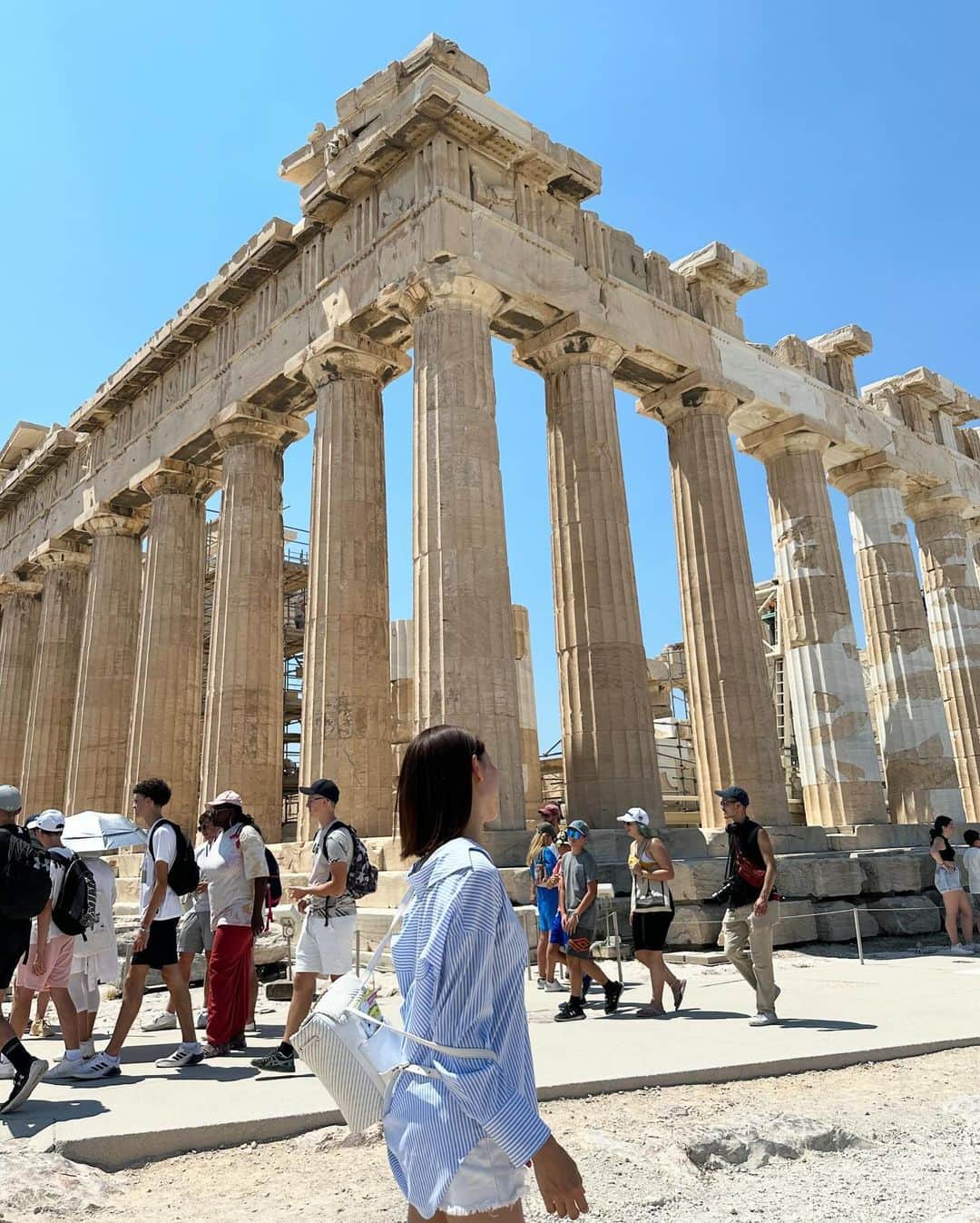 泉玲菜さんのインスタグラム写真 - (泉玲菜Instagram)「. Parthenon temple🫧 . . #parthenon」11月23日 9時12分 - _reina.0214