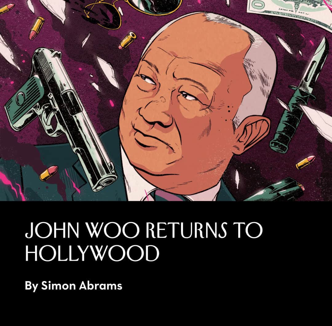 The New Yorkerのインスタグラム：「On December 1st, the Hong Kong filmmaker John Woo will release his first American movie in 20 years, a dialogue-free Christmas revenge drama called “Silent Night.” But his imprint on mainstream American cinema never went away. Woo’s approach to action filmmaking is detectable everywhere from Marvel movies to the “John Wick” franchise.  Born in 1946 in the mountainous Chinese region of Guangzhou, Woo once dreamed of becoming a priest, but eventually fell in love with movies for the same reason that he took to the Church: as a mental escape from poverty. “I was so fond of art that some of my schoolmates and even the missionaries from the school didn’t think I could fully concentrate on the Bible,” he says, in an interview with Simon Abrams. “They told me that I’d be a better artist than a priest.” Tap the link in our bio to read the full interview, on cinematic expression, instinctual directing, and the differences between filmmaking in Hong Kong and Hollywood. Illustration by @jdombrowski.」