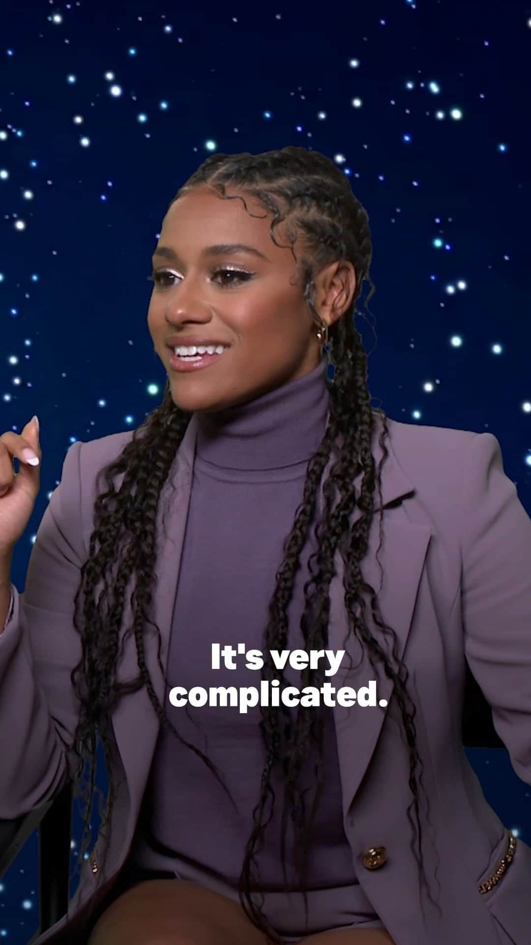 MTVのインスタグラム：「To be able to sing @juliamichaels' magnificent work on #Wish? @arianadebose + Chris Pine told @joshuahorowitz how they met the challenge ✨」
