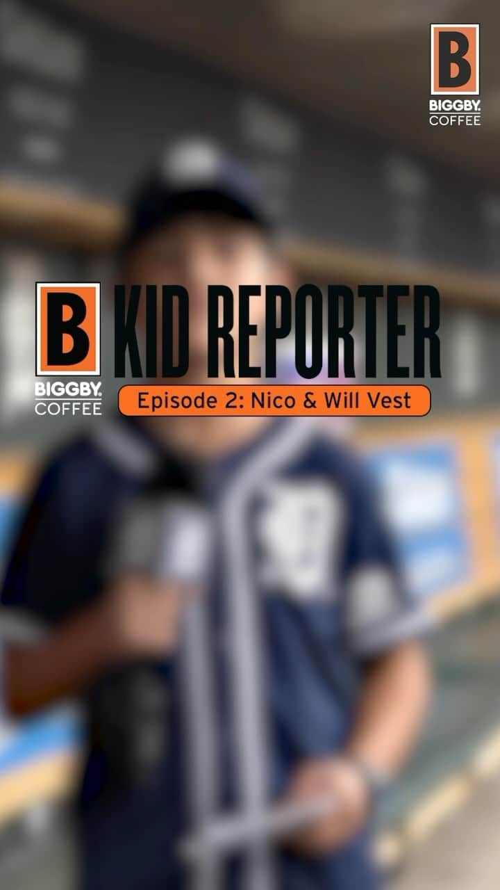 デトロイト・タイガースのインスタグラム：「“Learning from your mistakes and your failures when you’re younger is going to help you grow in this game.”  Our @biggbycoffee Kid Reporter hits @willyvest with the tough questions! 💪」