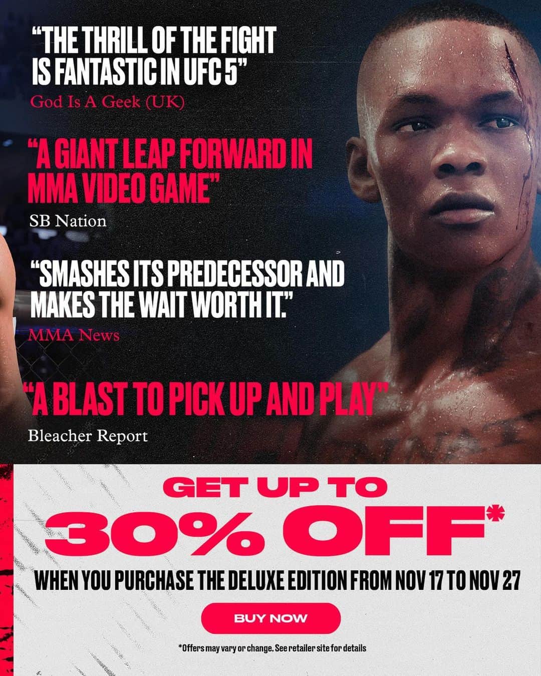 UFCさんのインスタグラム写真 - (UFCInstagram)「Give the gift of #UFC5 this holiday season 🎁 🎮 Click the link in @easportsufc bio to get your copy today!」11月23日 2時03分 - ufc