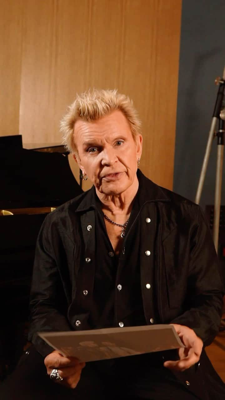 ビリー・アイドルのインスタグラム：「Talk about an ALL-STAR CAST! @BillyIdol shares the story of performing ‘Tommy’ with The Who’s Pete Townshend  🎥 : @1824」