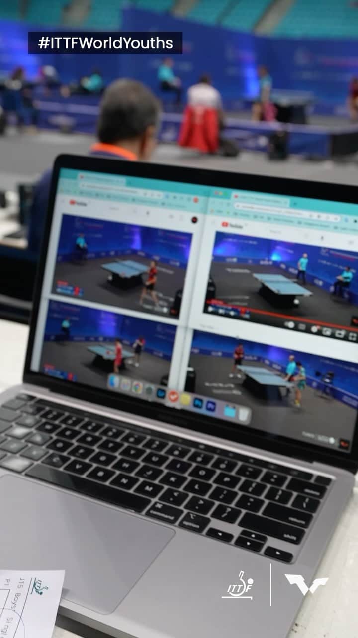 ITTF Worldのインスタグラム：「POV: Admin’s hustling for that content at #ITTFWorldYouths 🤳 ⁠ ⁠ The world’s best young #TableTennis talents gather from 26 Nov - 3 Dec and go toe-to-toe for the crown - tune in to watch these young stars shine 🌟 ⁠ ⁠ #PingPong」