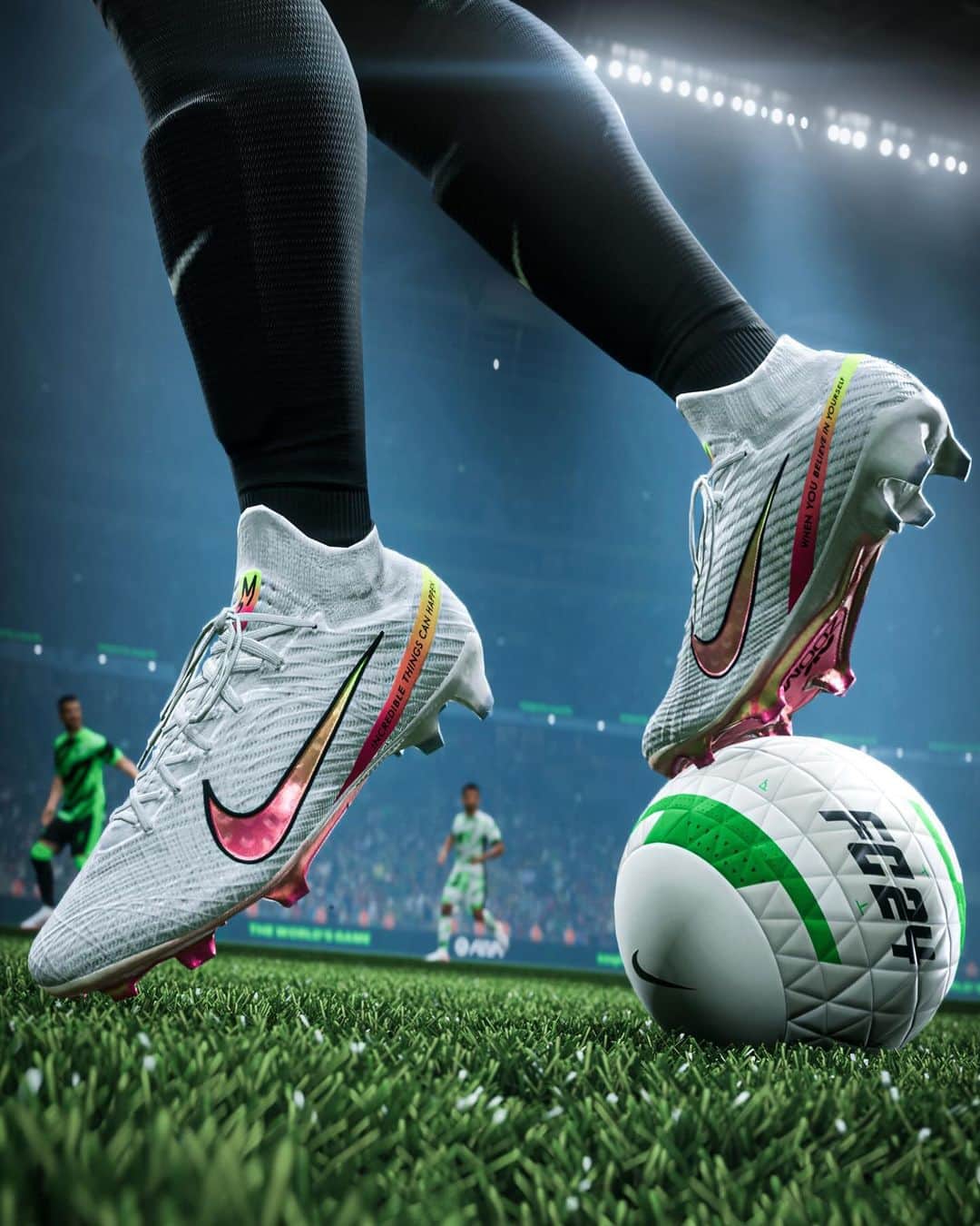 ナイキフットボールのインスタグラム：「Incredible debuts and unforgettable moments.  @MarcusRashford's Mercurial Superfly 9 symbolising game-defining goals scored on his journey.   The limited edition football boots are now available in #FC24. @EASPORTSFC   #NikeFootball」